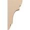 Ekena Millwork 10"W x 10"D x 20"H Wide New Brighton Rough Cedar Woodgrain TimberThane Corbel, Primed Tan CORUR10X10X20NEBRCPR - alternate 4